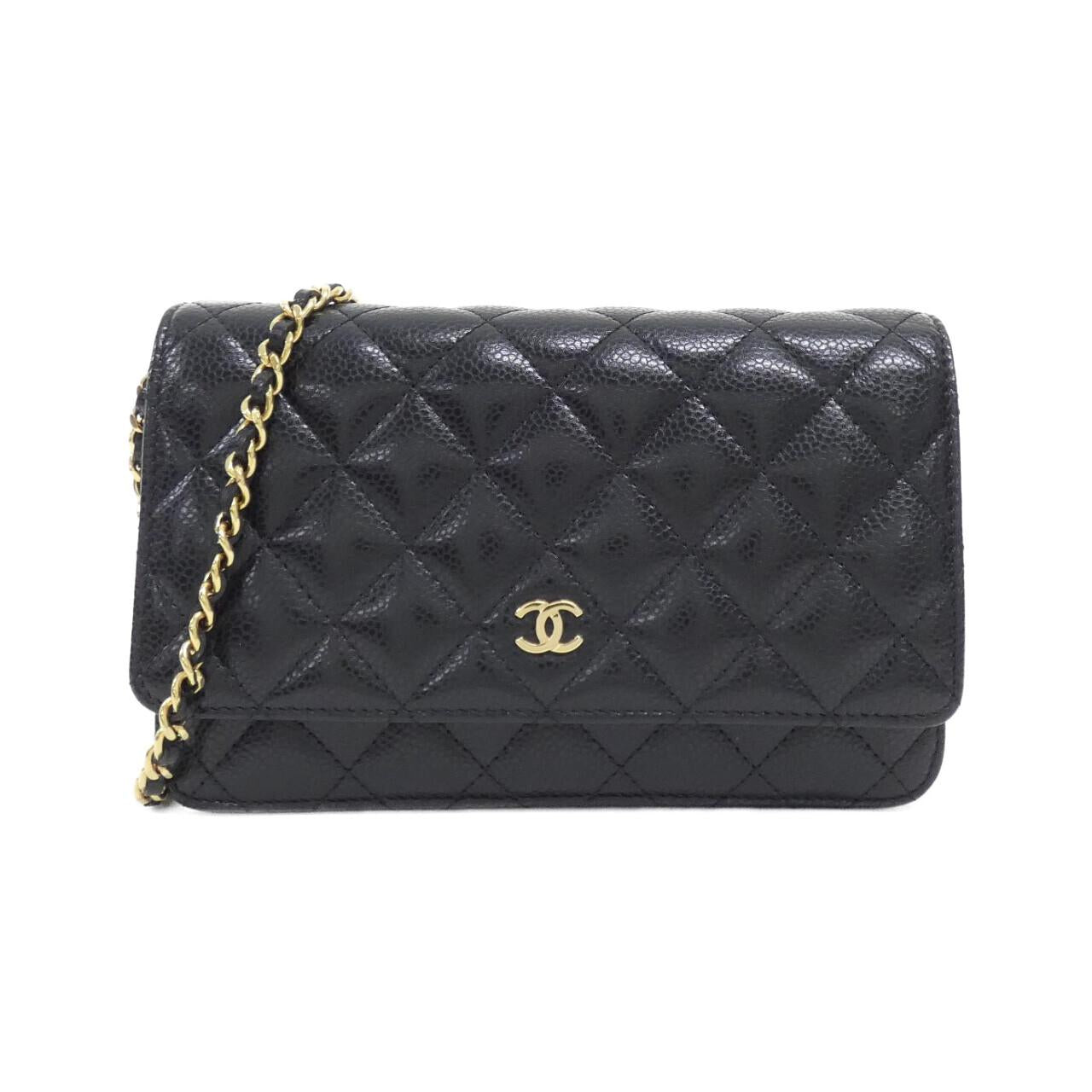 Chanel Timeless Classic Caviar Skin Wallet on Chain