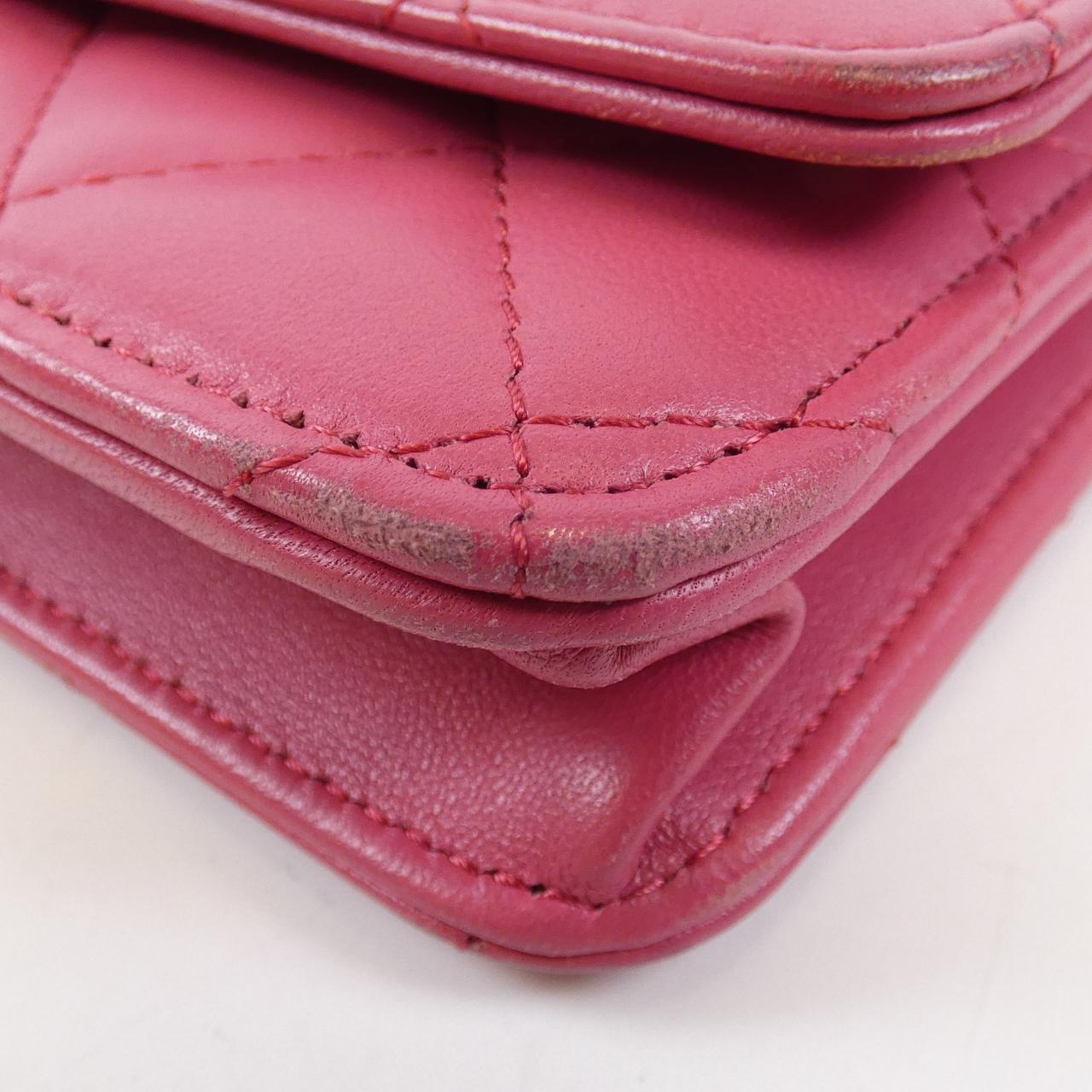 Chanel Timeless Classic Line Lambskin Chain Wallet