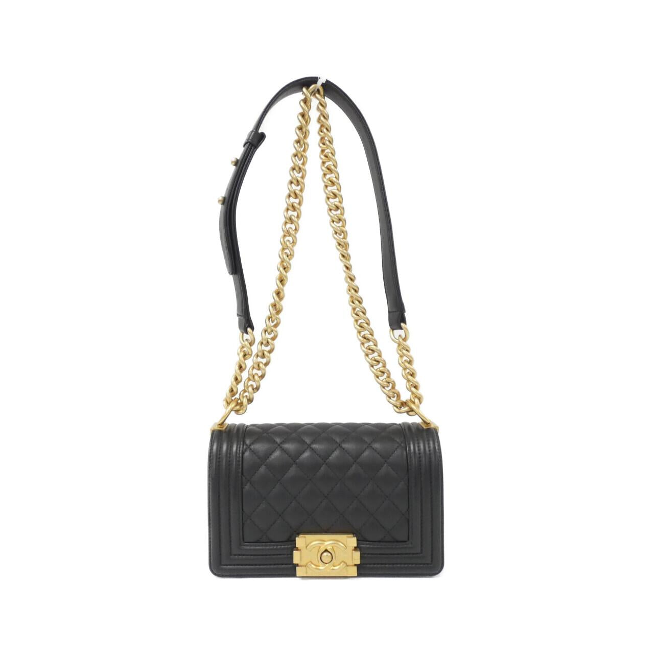 Chanel Boy Chanel Lambskin Shoulder Bag