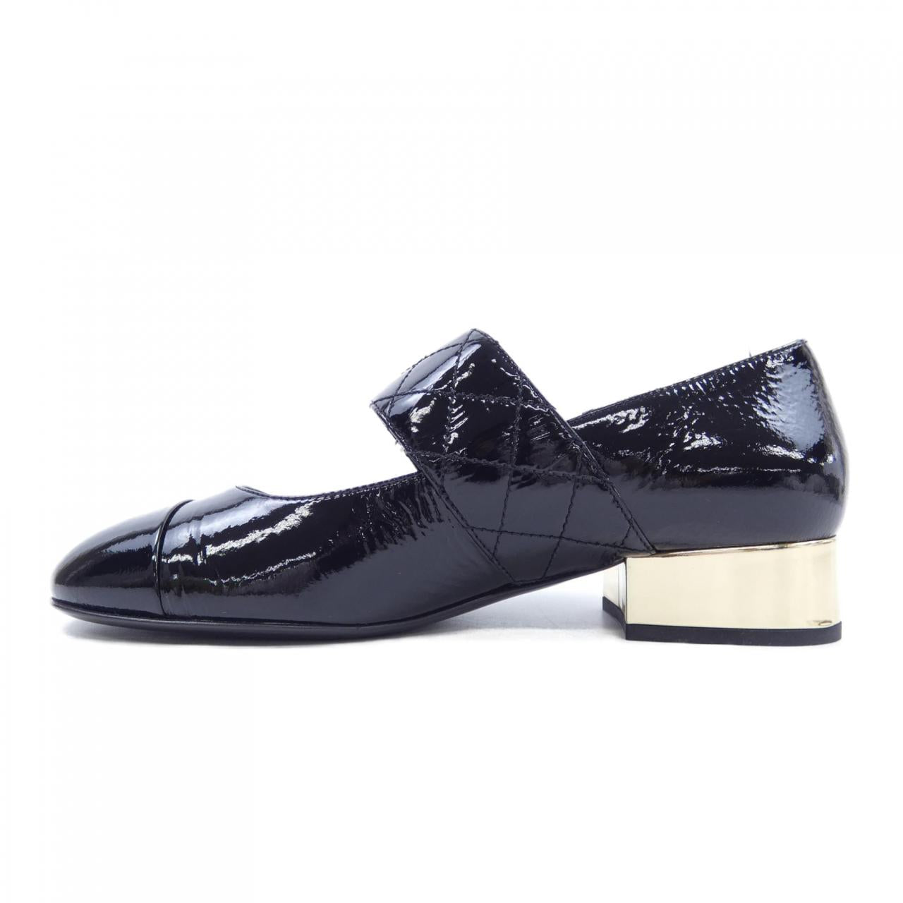 Chanel G39732X56929 Patent Goatskin Shoes
