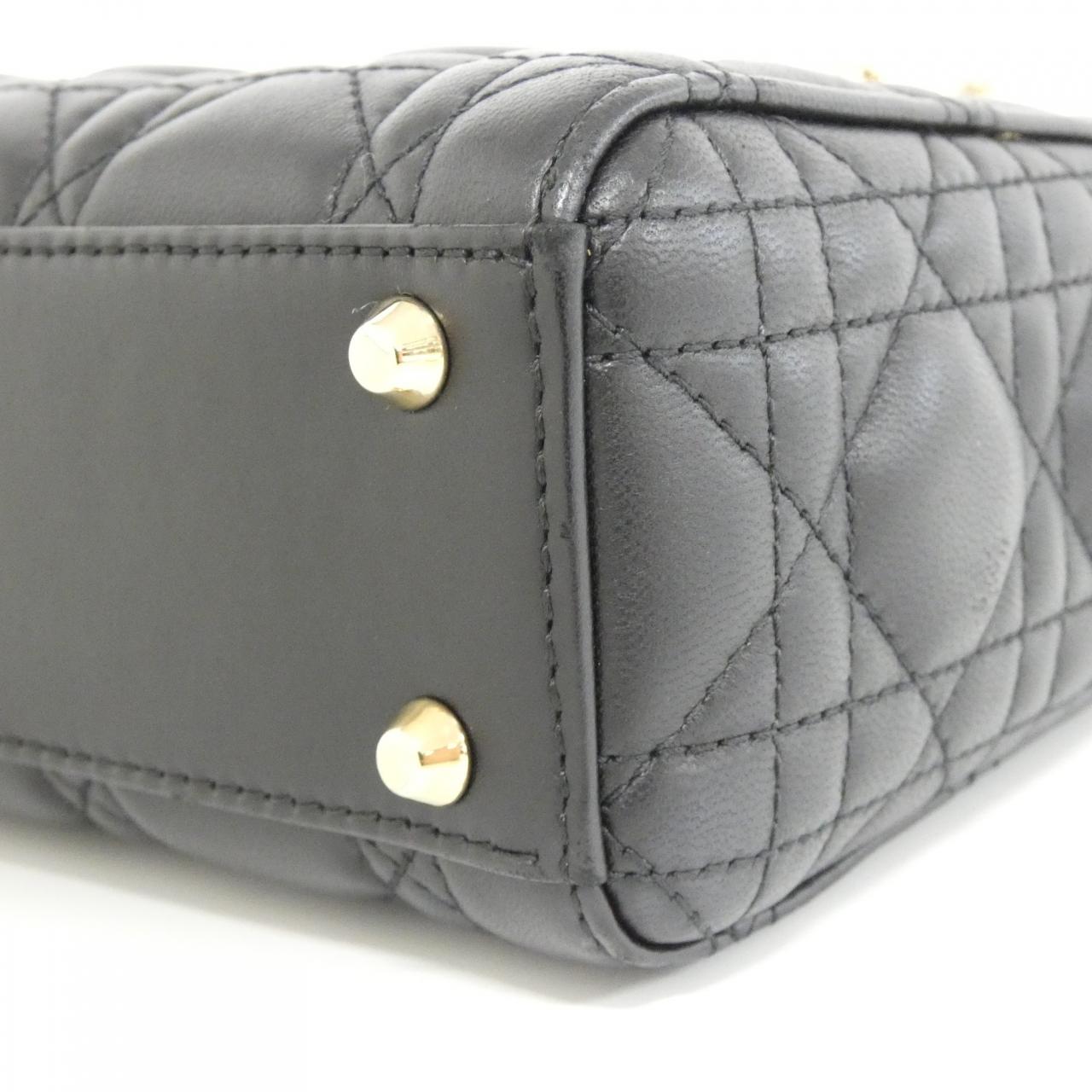 Dior Christian Lady Bag Lambskin Travel Bag Lambskin Bag 10
