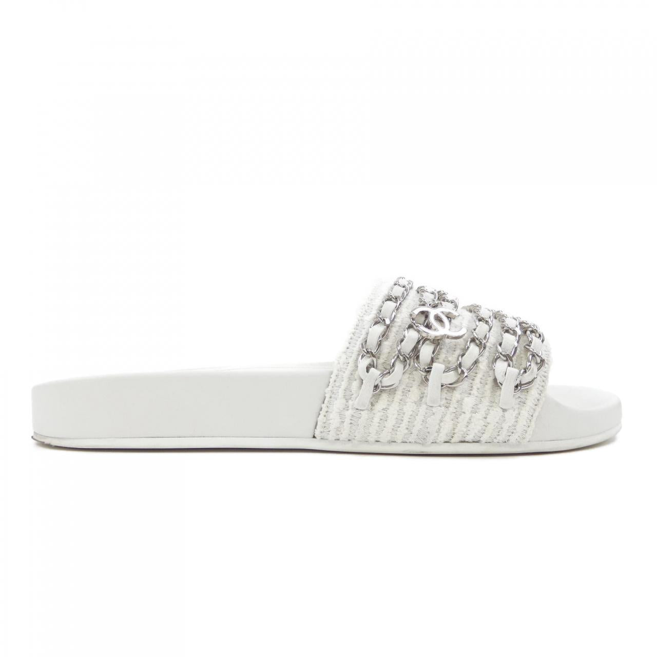 Chanel G31627X47764 Tweed Sandals for Women