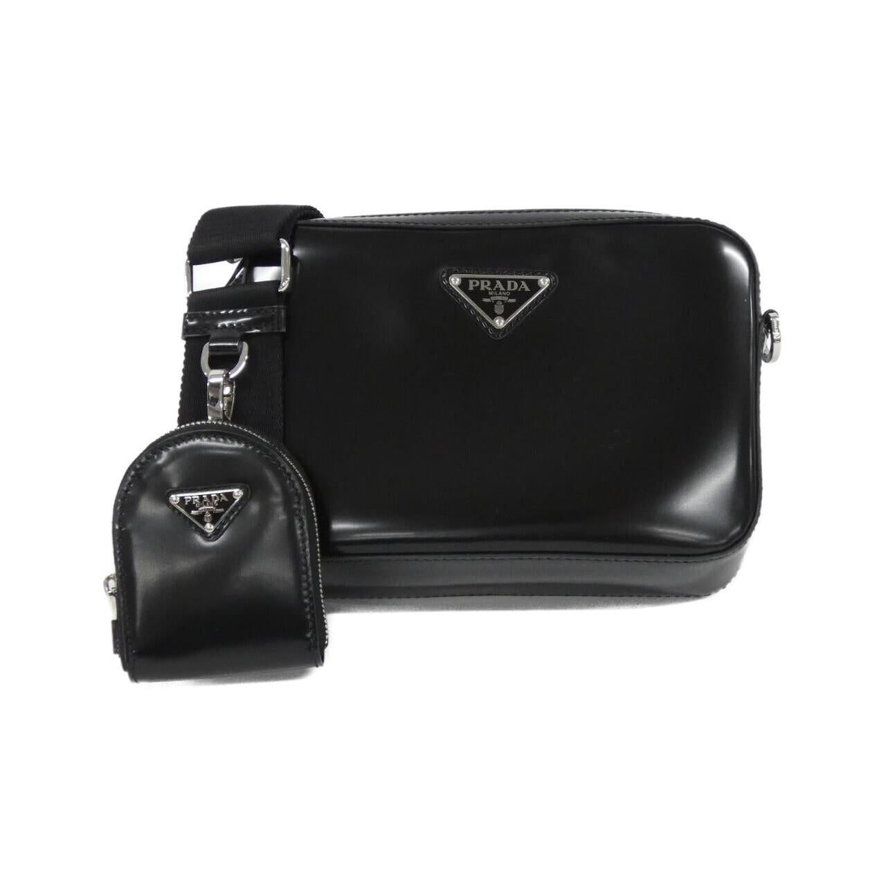 Prada Spazzolato Shoulder Bag