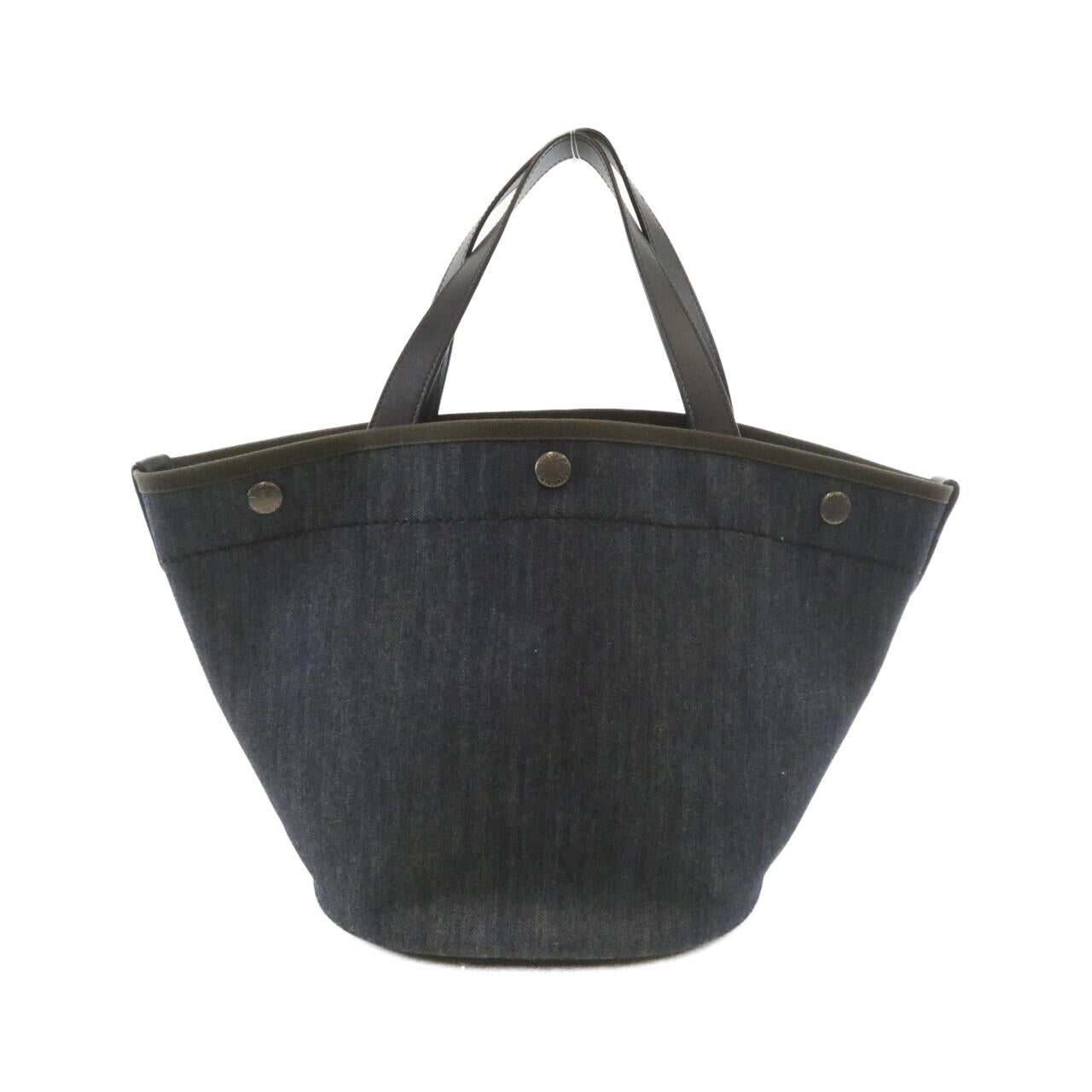 Prada 1Bg244 City Calf Bag Denim Travel Bag
