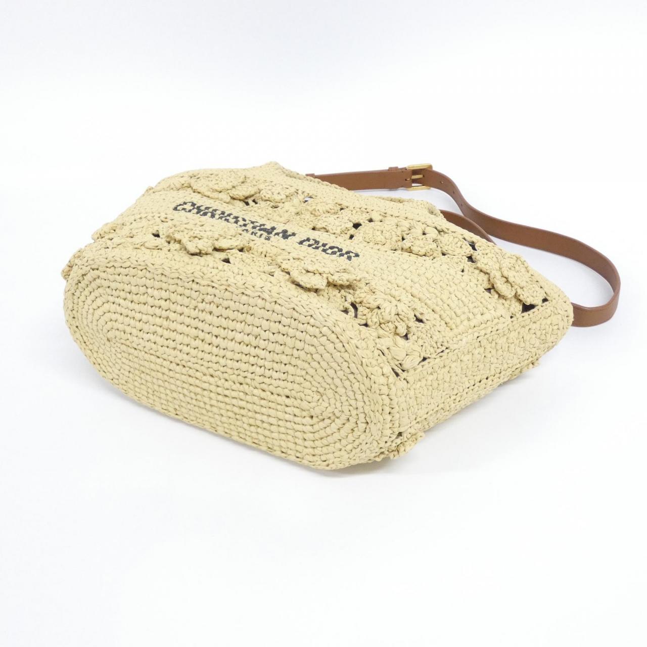 Dior Christian Panier Chapeau Bag Raffia Travel Bag