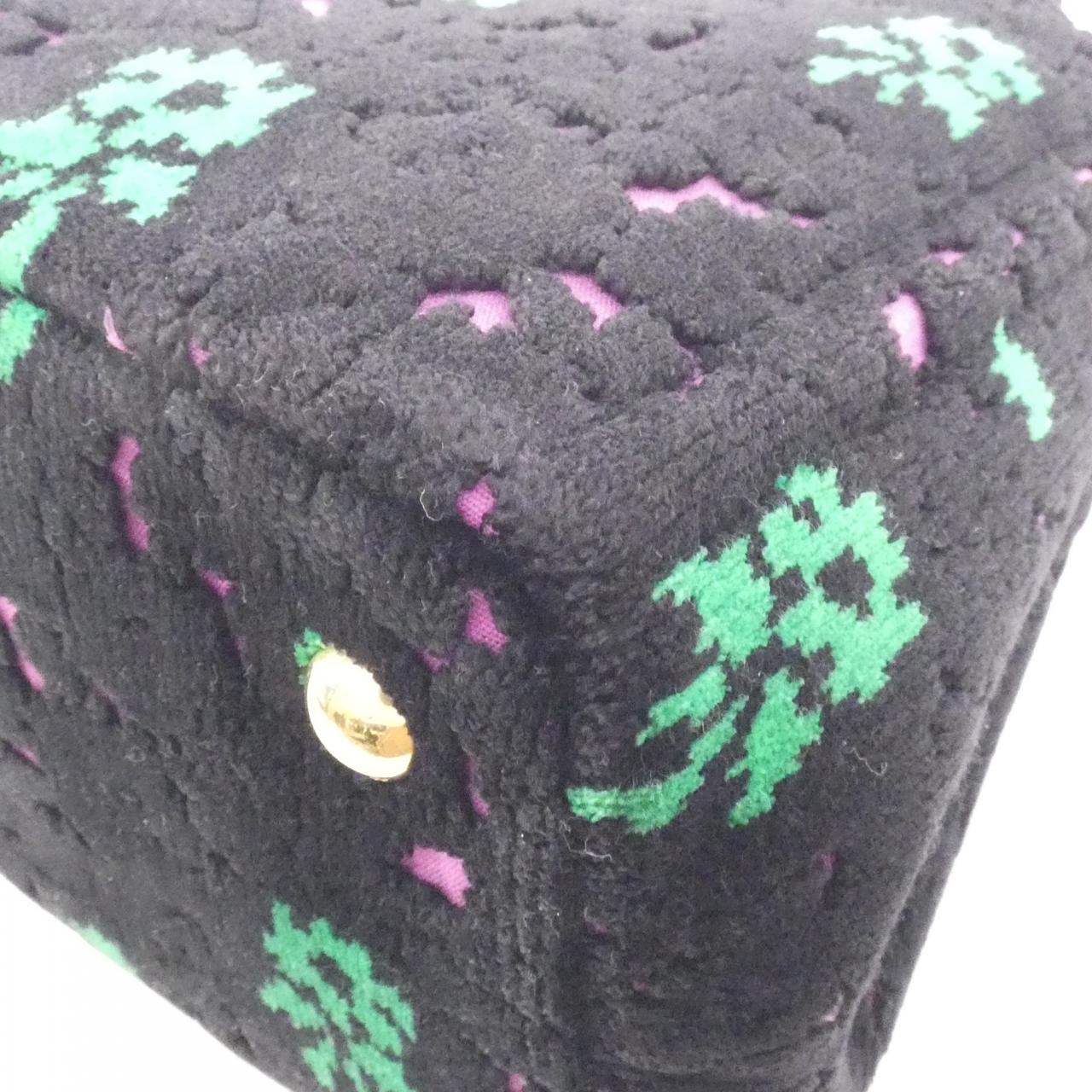 Prada 1Ba038 Velluto Fiori Bag Travel Bag