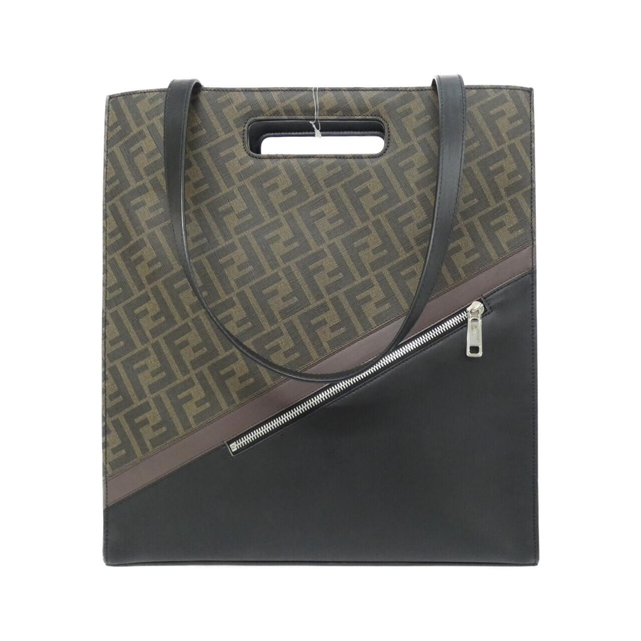 Fendi 7Va481 Coated Calf Bag Canvas Travel Bag