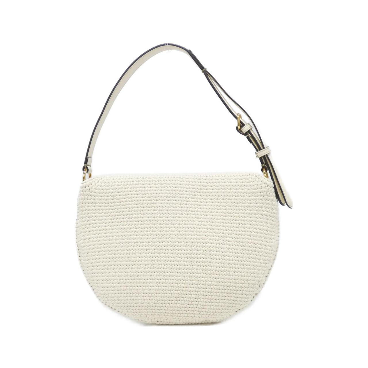 Fendi Croissant Shoulder Bag Canvas Small