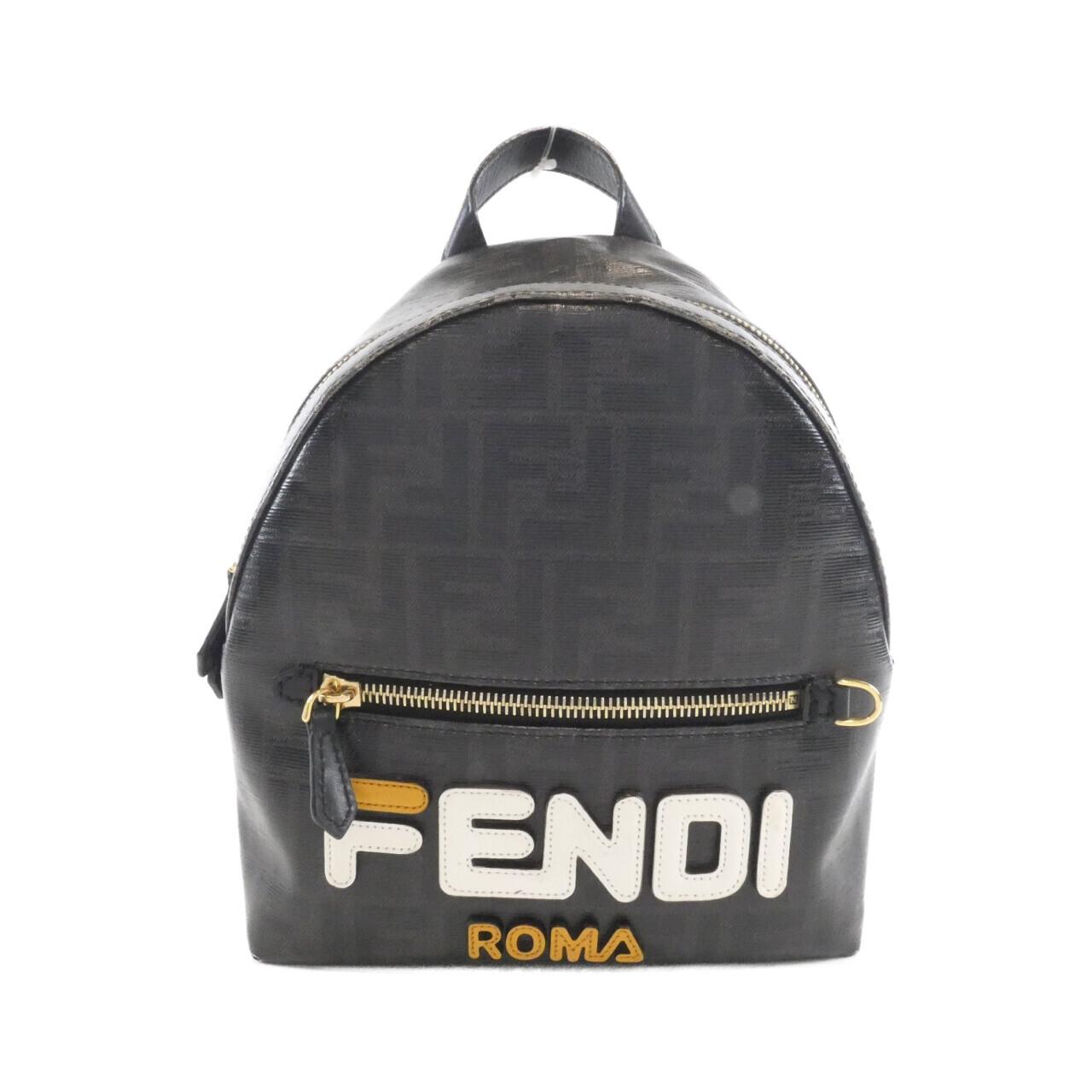 Fendi 8Bz036 Coated Backpack Canvas