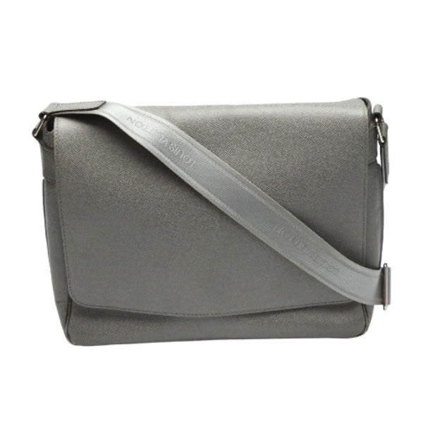 Louis Vuitton M32623 Taiga 's Taiga Leather Gray Shoulder Bag