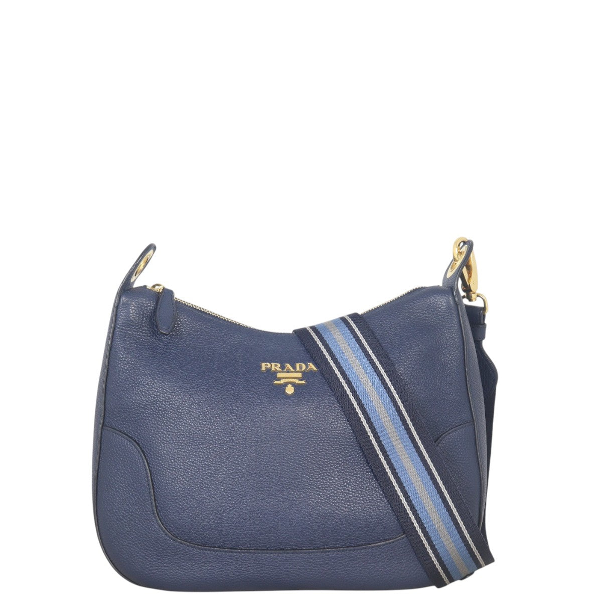 Prada Crossbody Bag Phenix Crossbody Vitello Blue Shoulder Bag