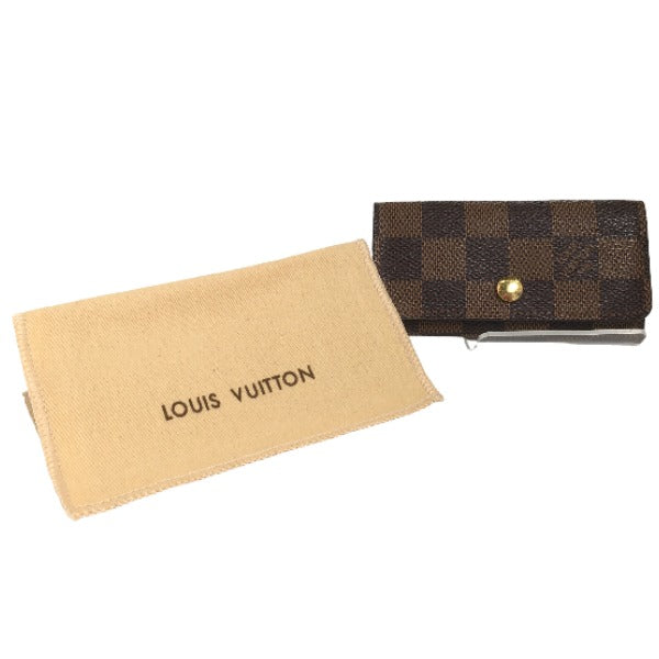 Louis Vuitton Key holder N62631 Damier Canvas Brown Key Chain
