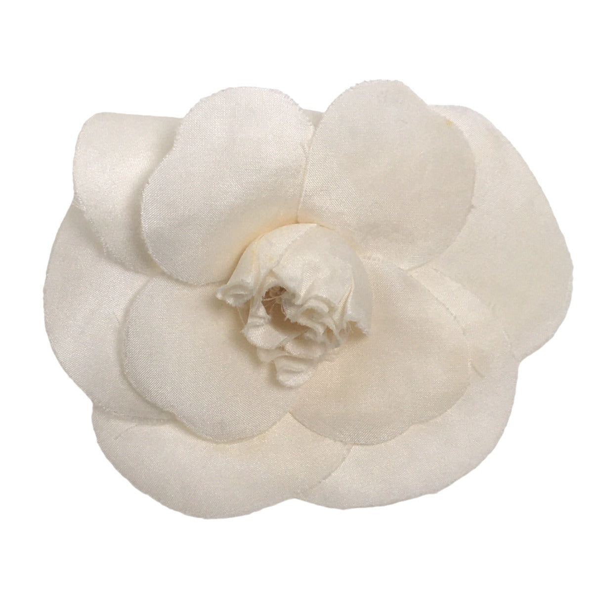 Chanel Brooch unknown Camelia Box corsage White Handbag