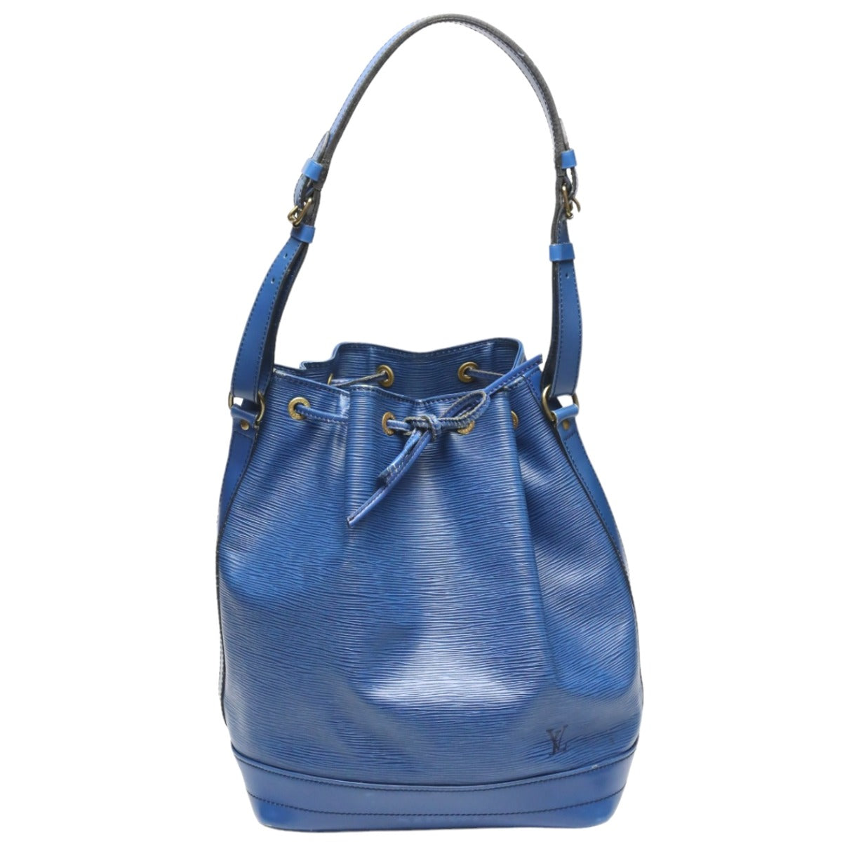Louis Vuitton M44005 Epi Drawstring Epi Noe Leather Blue Jewelry