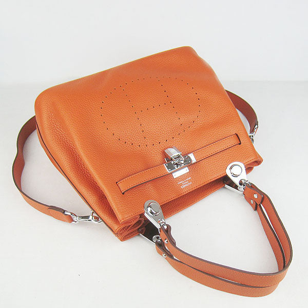 Hermes Luxury So Kelly Ladies Orange Handbag Travel Bag