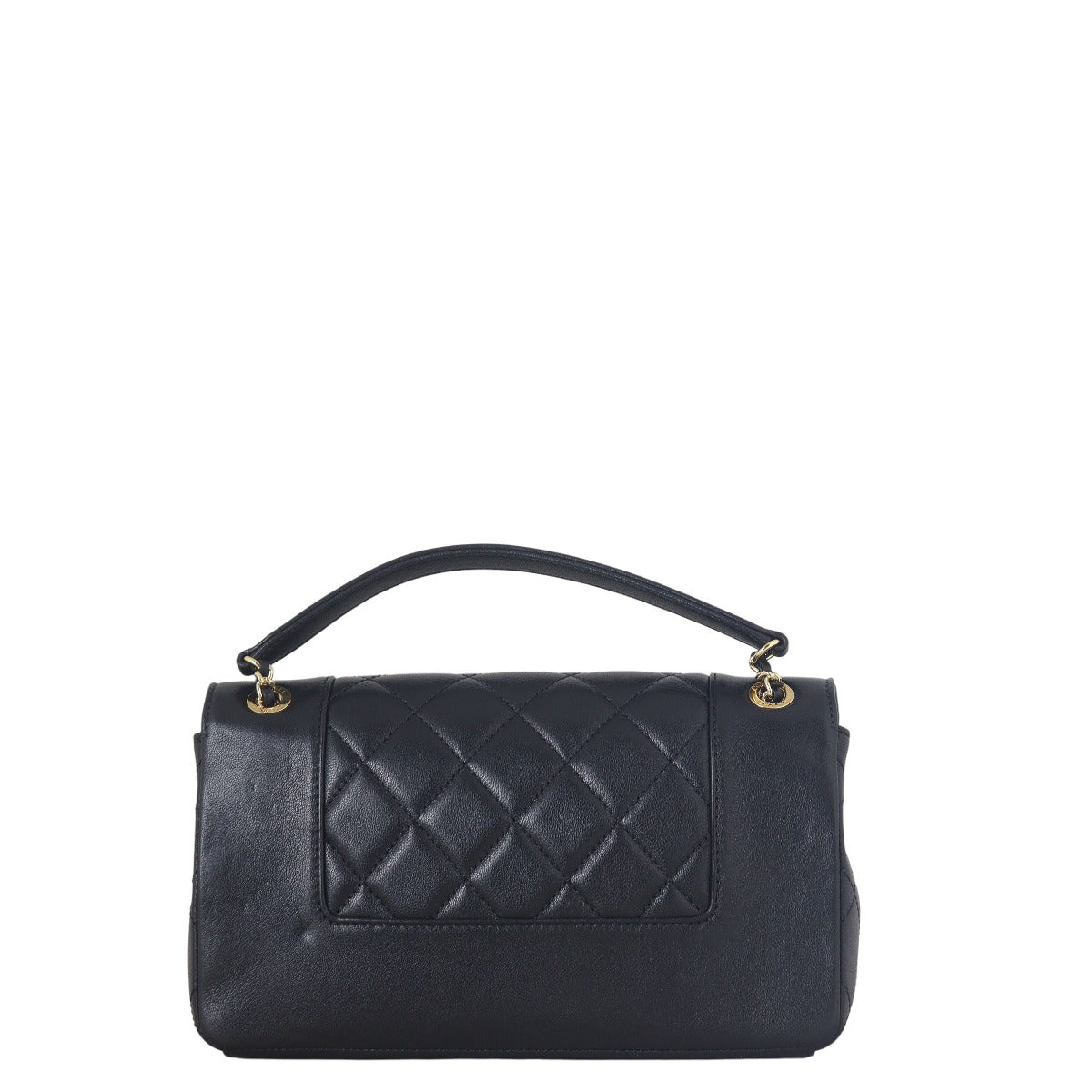 Chanel Mademoiselle Flap Bag Quilted Black Crossbody Bag