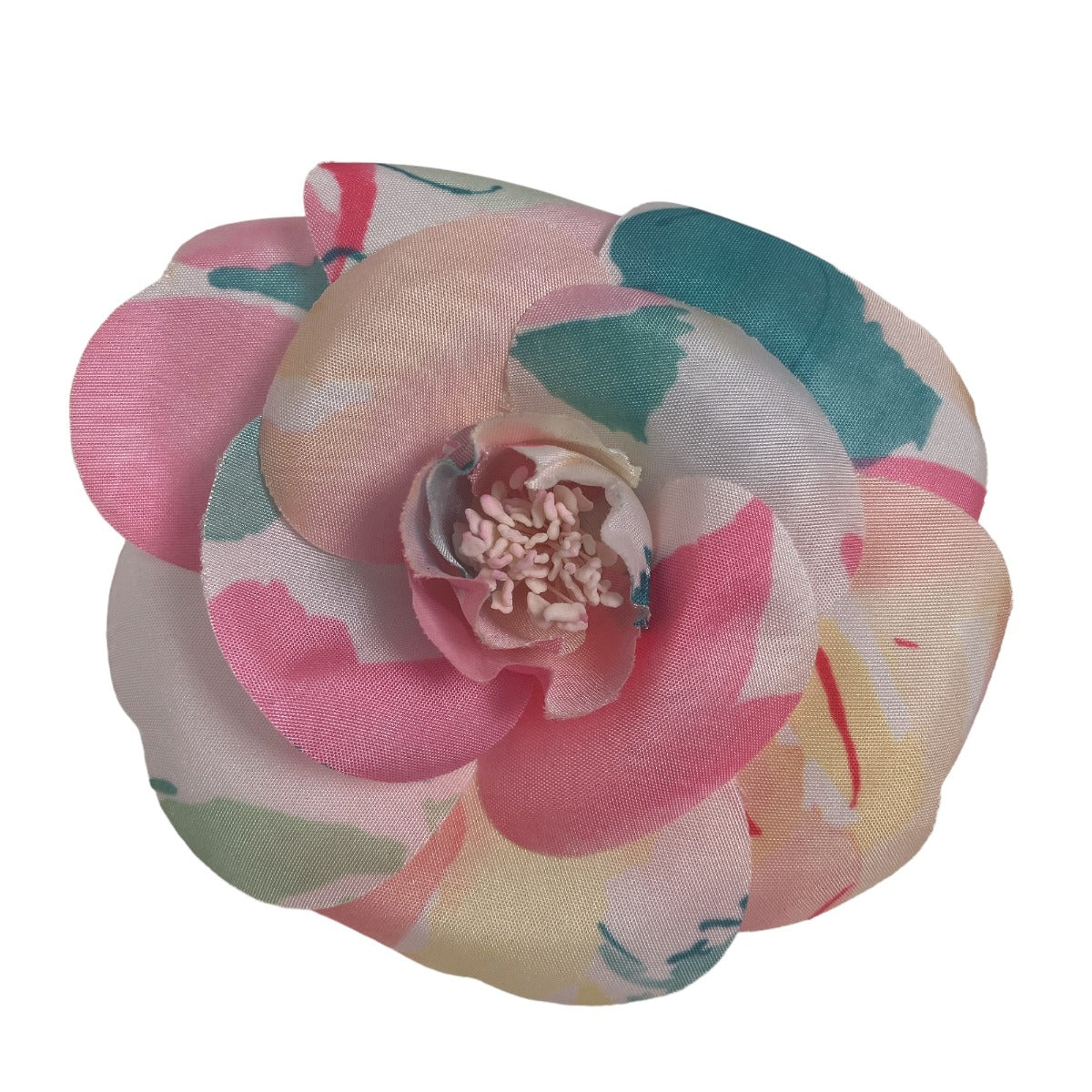 Chanel Brooch unknown colorful Camelia corsage Handbag