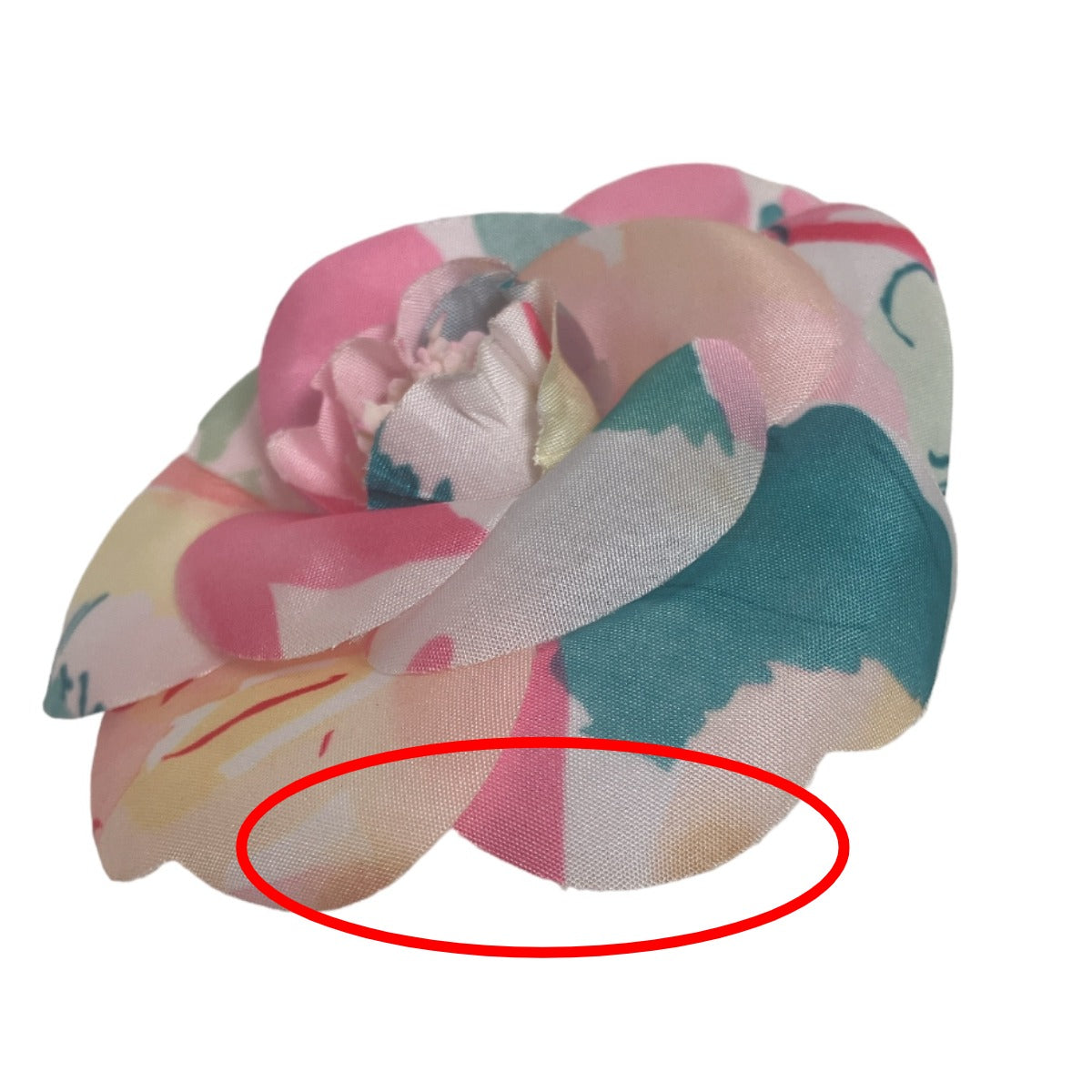 Chanel Brooch unknown colorful Camelia corsage Handbag
