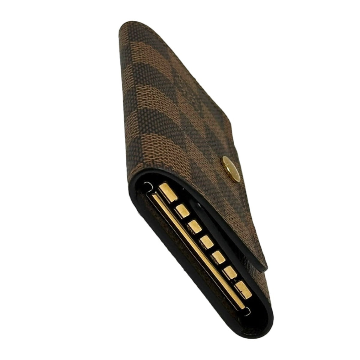 Louis Vuitton Key holder N62630 Damier Canvas Brown Key Chain