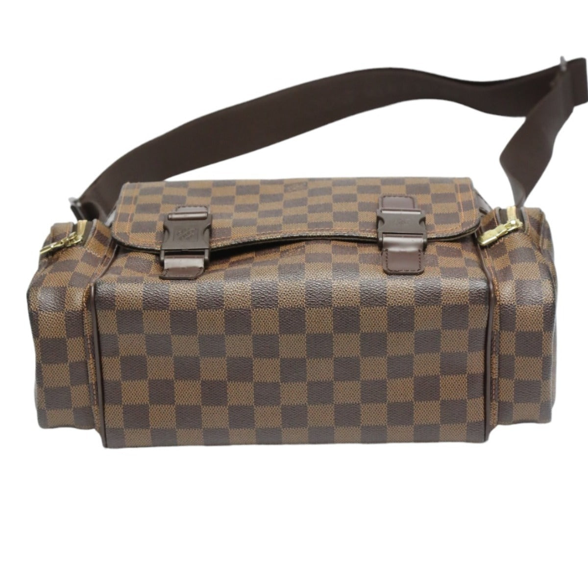 Louis Vuitton Damier Reporter Melville Canvas Brown Shoulder Bag