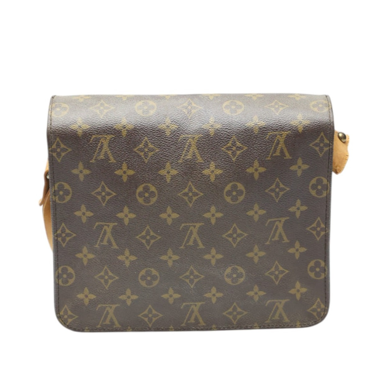 Louis Vuitton M51252 CartouchiereGM Monogram Canvas Brown Shoulder Bag