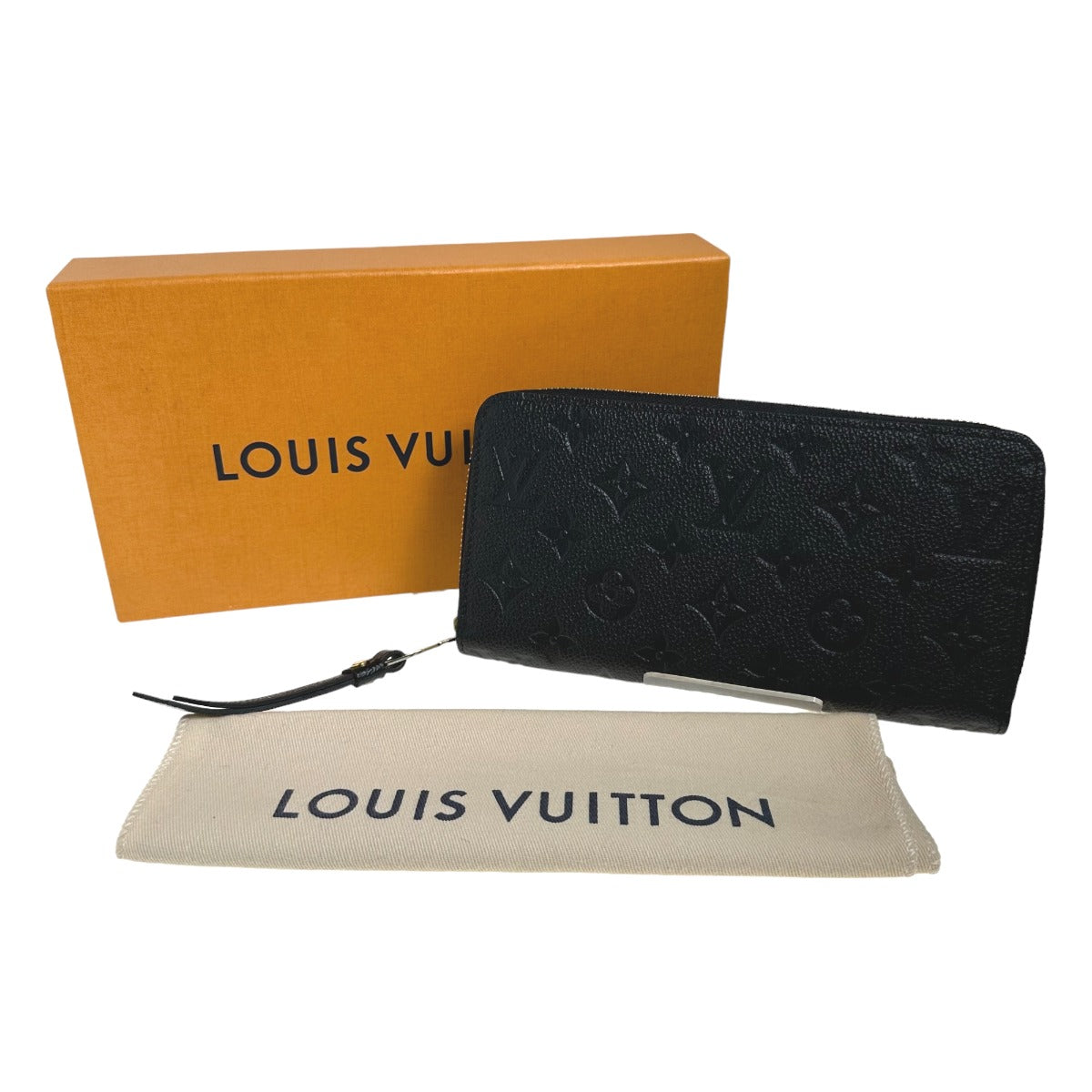 Louis Vuitton Long Purse M61864 Ann Platt Monogram Black Wallet Case