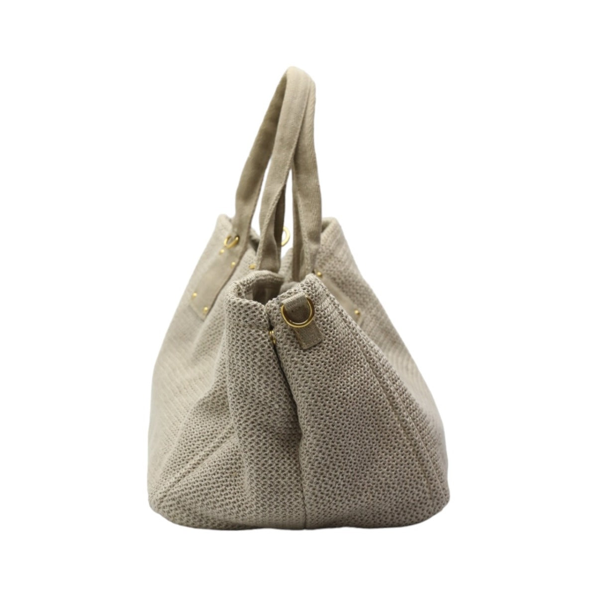 Tote Bag Way Bag Canapa Women Canvas Beige