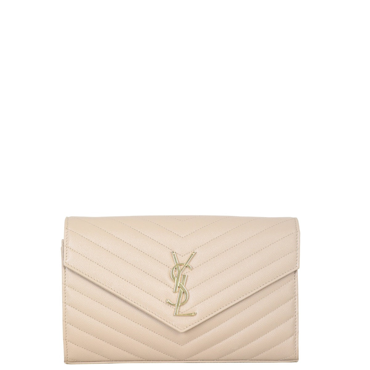 YSL Saint Laurent Cassandre Wallet Crossbody Bag Chain