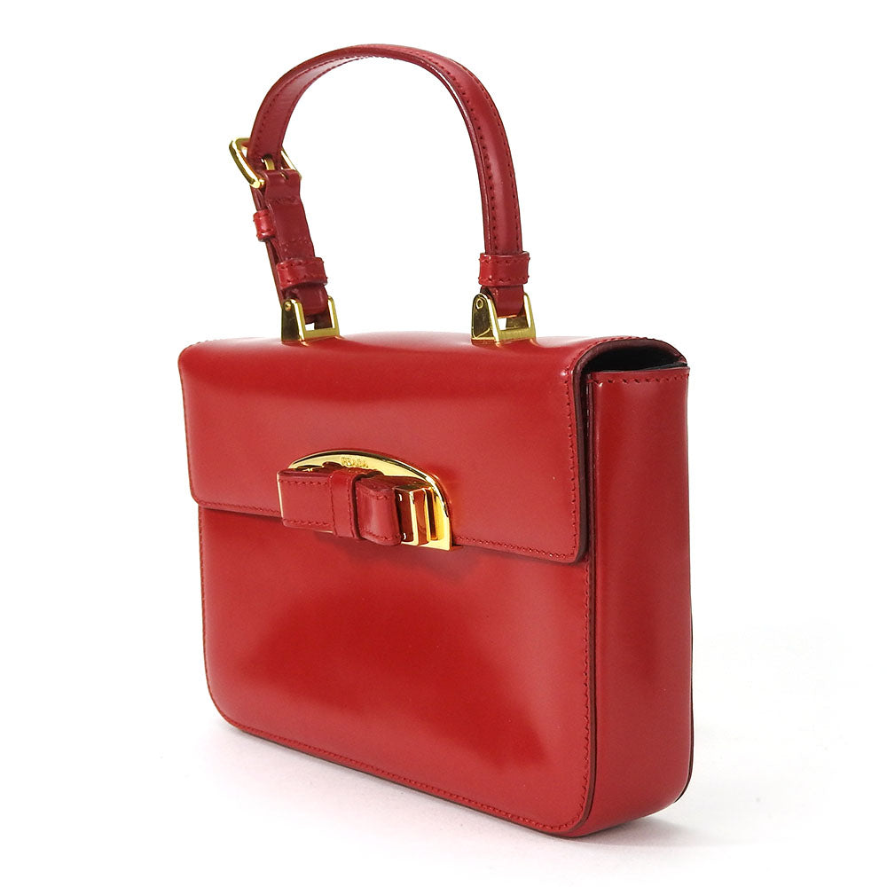 Calfskin Red Travel Bag