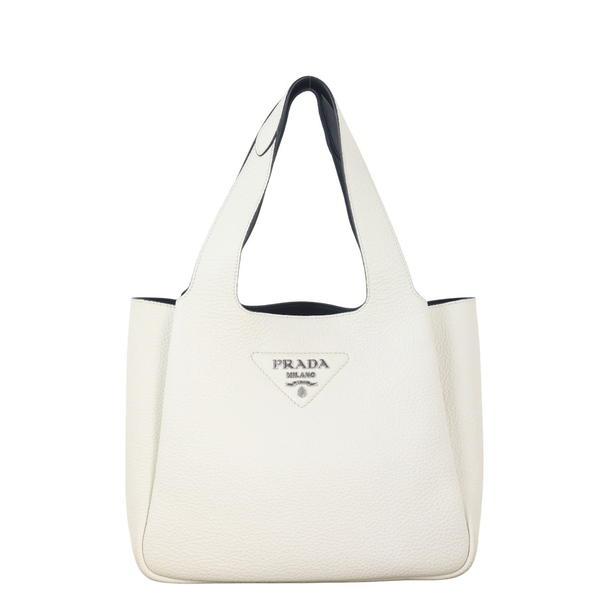 Prada Vitello Daino Dynamique Tote Handbag Medium Tote Bag