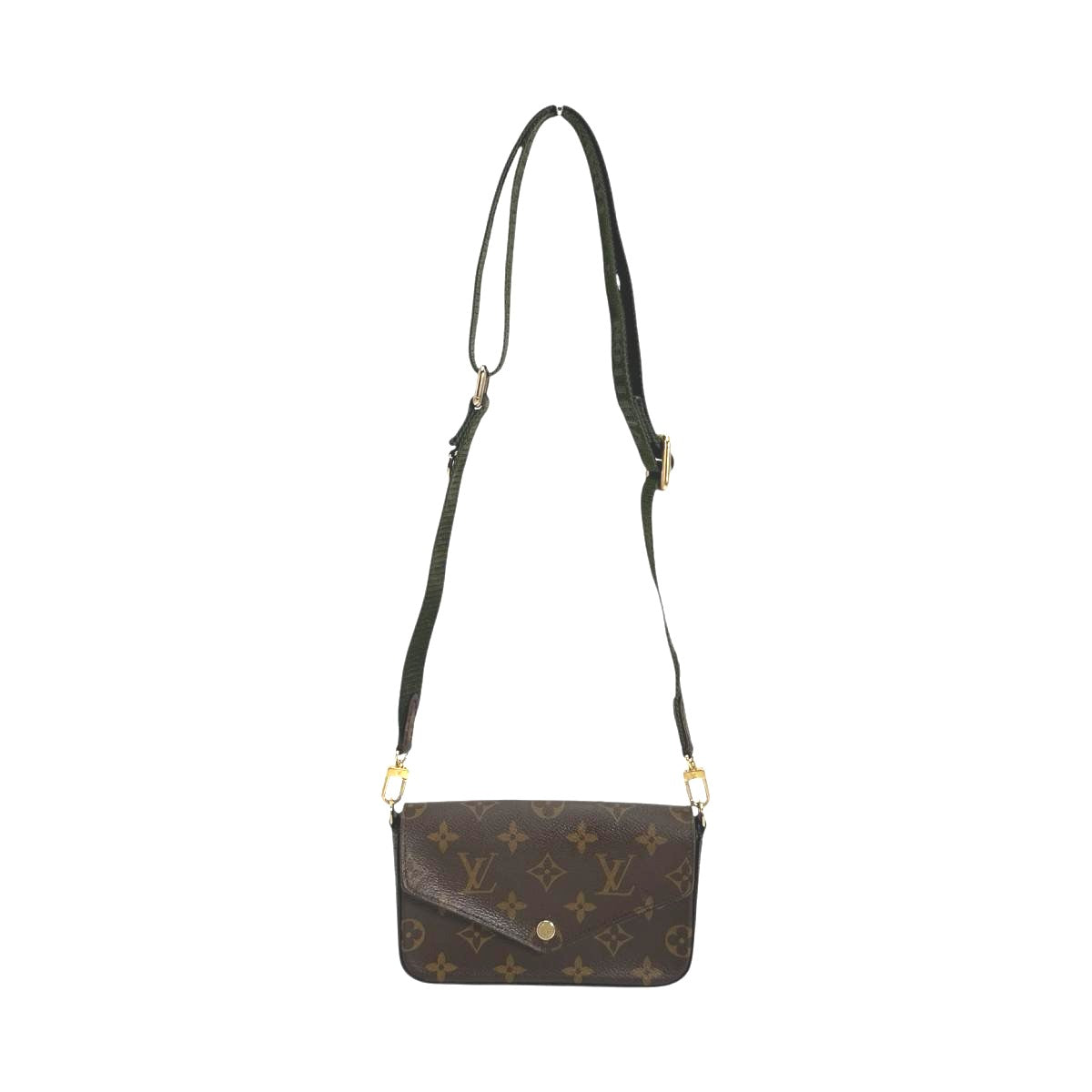 Louis Vuitton M80091 Multi Pochette Felicie Monogram Canvas Brown Shoulder Bag 0