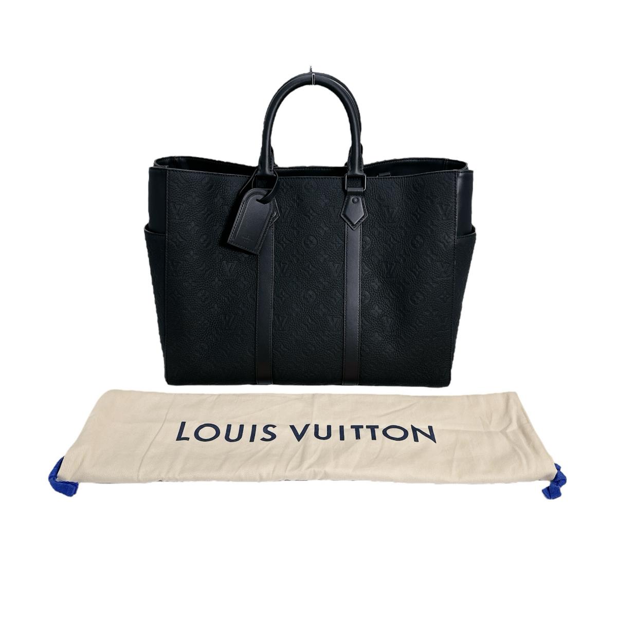Louis Vuitton M21865 Cowhide Taurillon Clemence Sac Monogram Black Handbag
