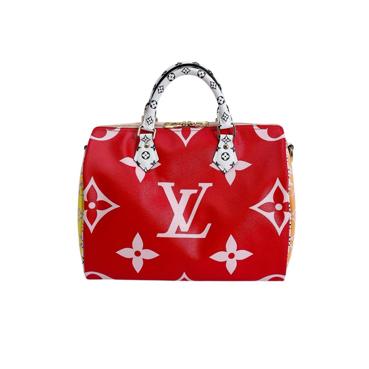 Louis Vuitton M44573 Rouge x Giant Speedy Monogram Pink Shoulder Bag