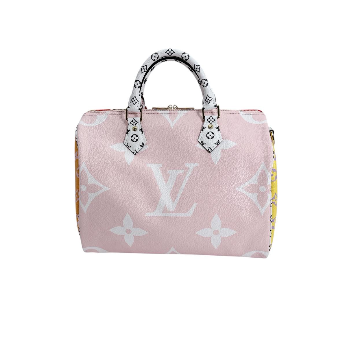 Louis Vuitton M44573 Rouge x Giant Speedy Monogram Pink Shoulder Bag