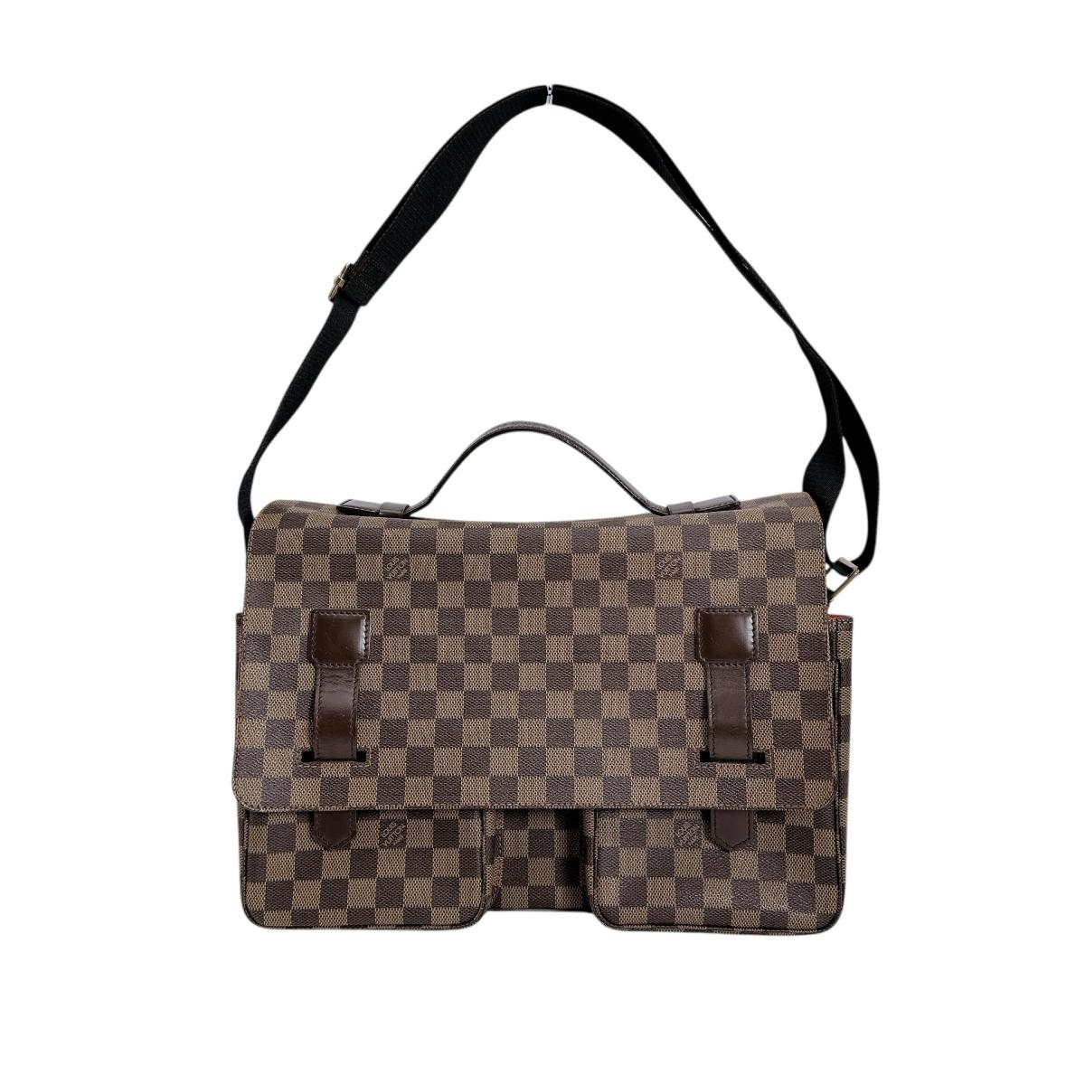 Louis Vuitton N42270 Damier 2WAY Damier Broadway Canvas Brown Shoulder Bag