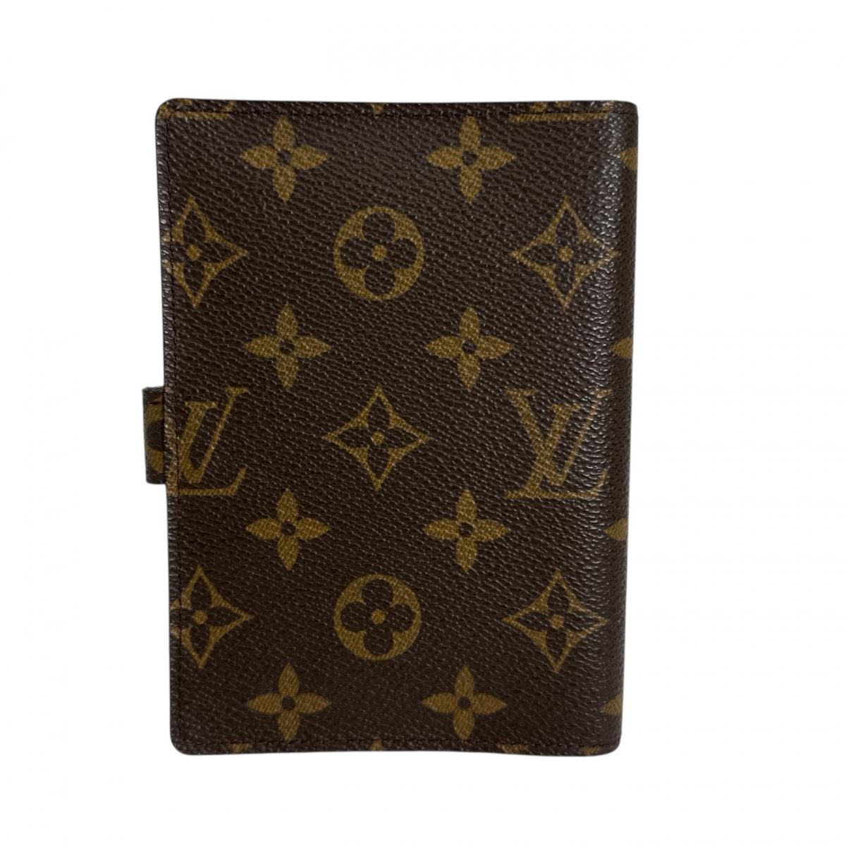 Louis Vuitton Notebook cover R20005 Notebook Agenda Monogram Canvas Brown Handbag 0