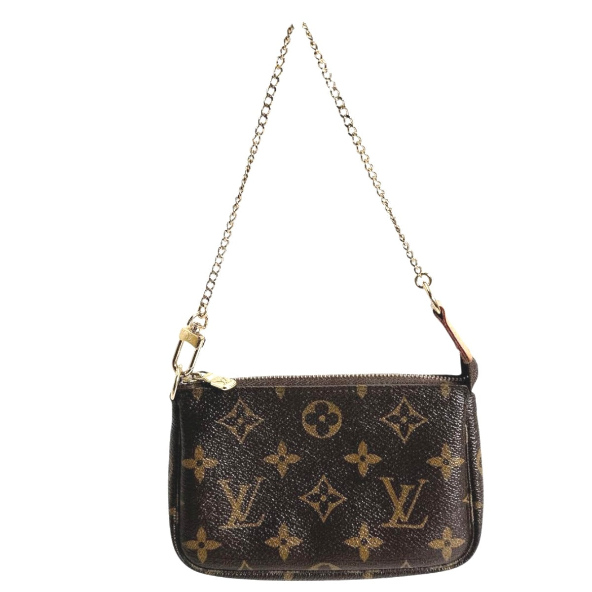 Louis Vuitton Pouch M58009 Pochette Accessoires Monogram Canvas Brown Mini Clutch Bag