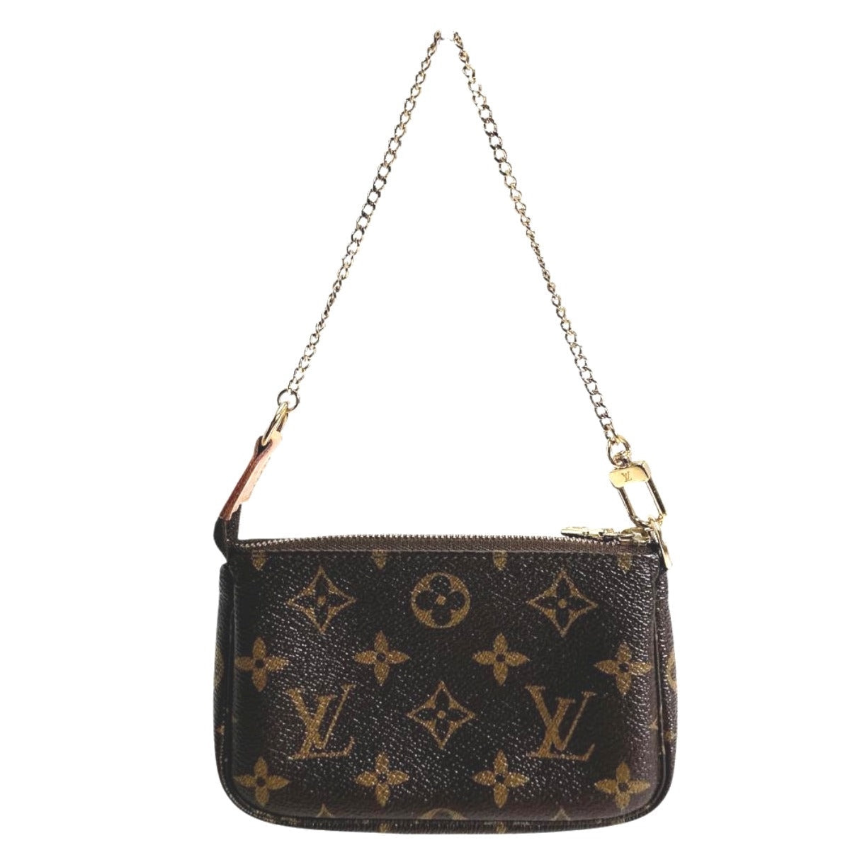 Louis Vuitton Pouch M58009 Pochette Accessoires Monogram Canvas Brown Mini Clutch Bag