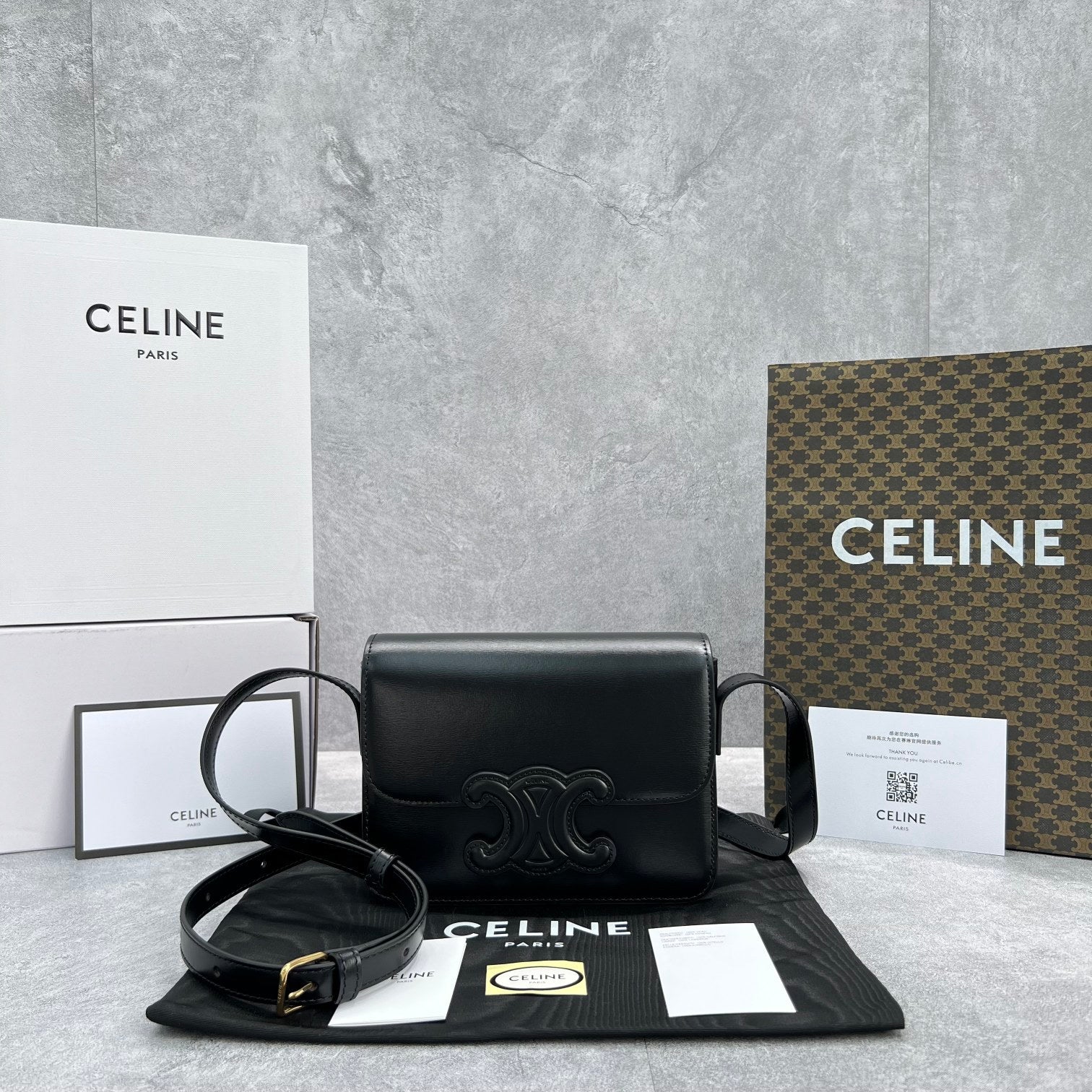 Top Quality Classique Cuir Triomphe Bag For Black Travel Bag
