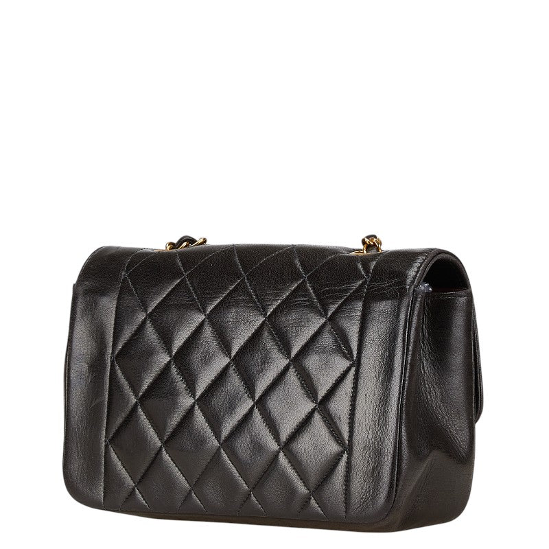 Chanel Diana Matelasse Lambskin Shoulder Bag