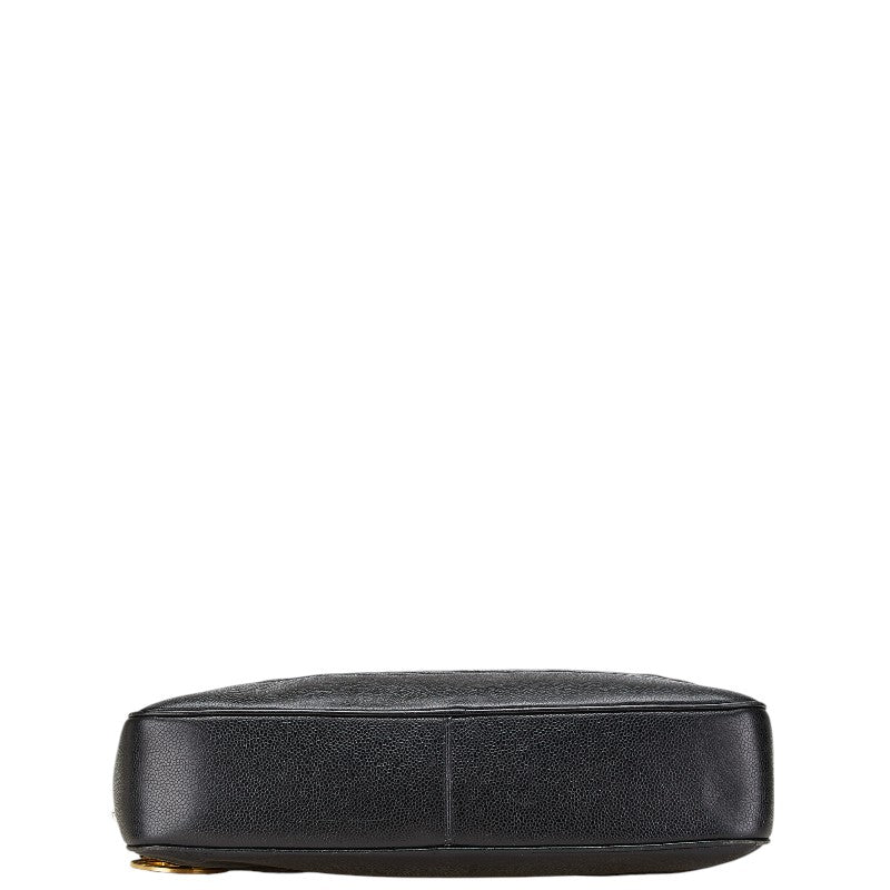 Chanel Chevron V Stitch Caviar Skin Handbag