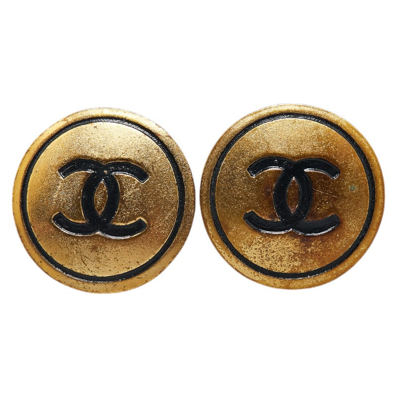 Chanel Coco Mark Button Earrings Bag