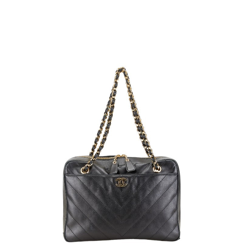Chanel Coco Mark V Stitch Lambskin Shoulder Bag