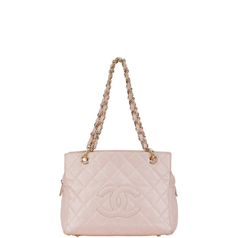 Chanel Coco Mark Matelasse Caviar Skin 2WAY Shoulder Bag
