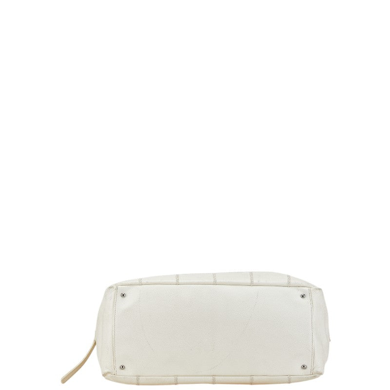 Chanel Choco Bar Leather Boston Bag