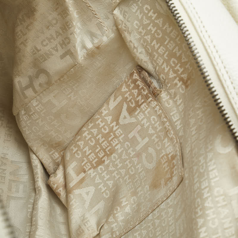 Chanel Choco Bar Leather Boston Bag