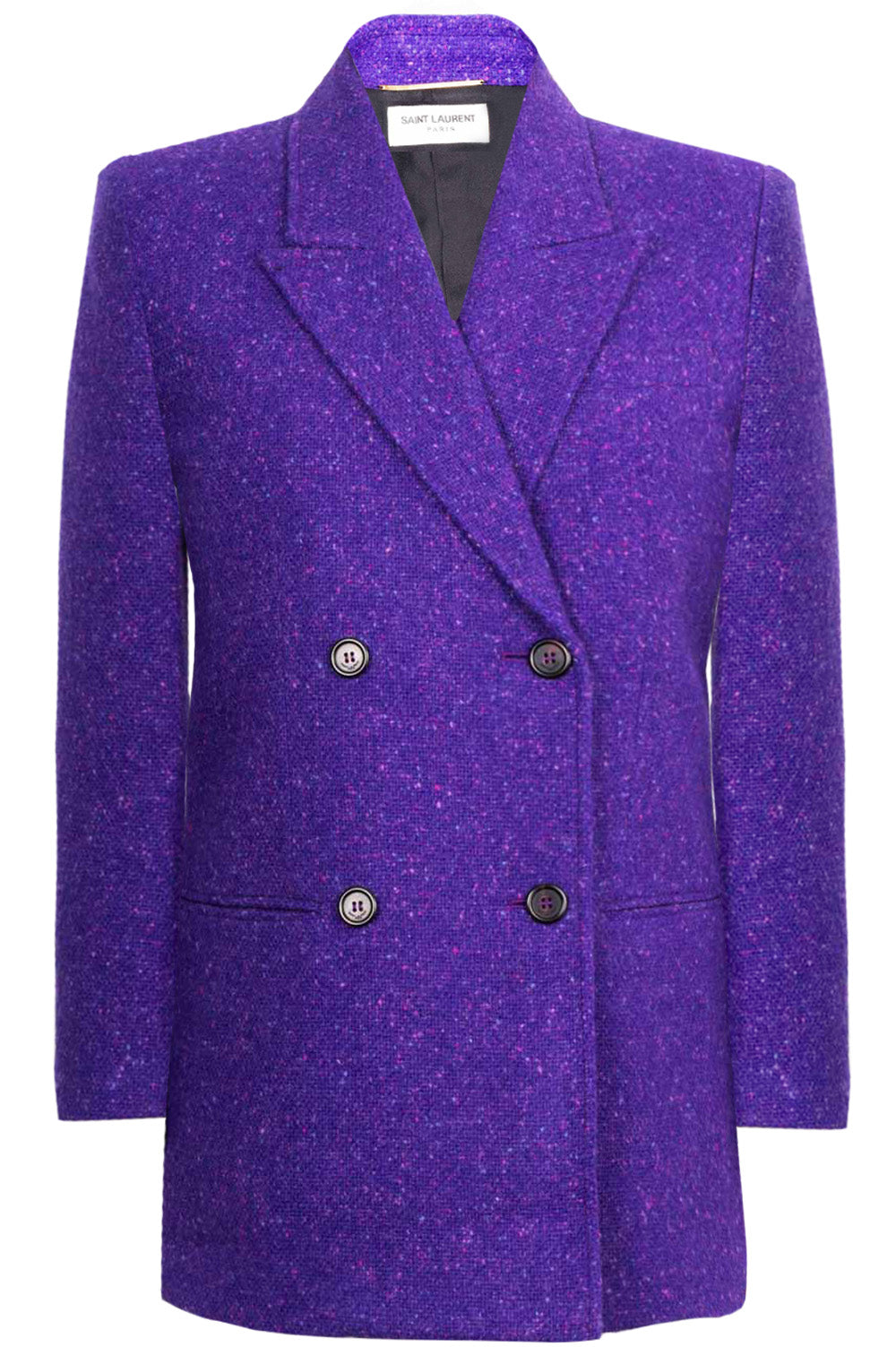Tweed Jacket Purple Handbag