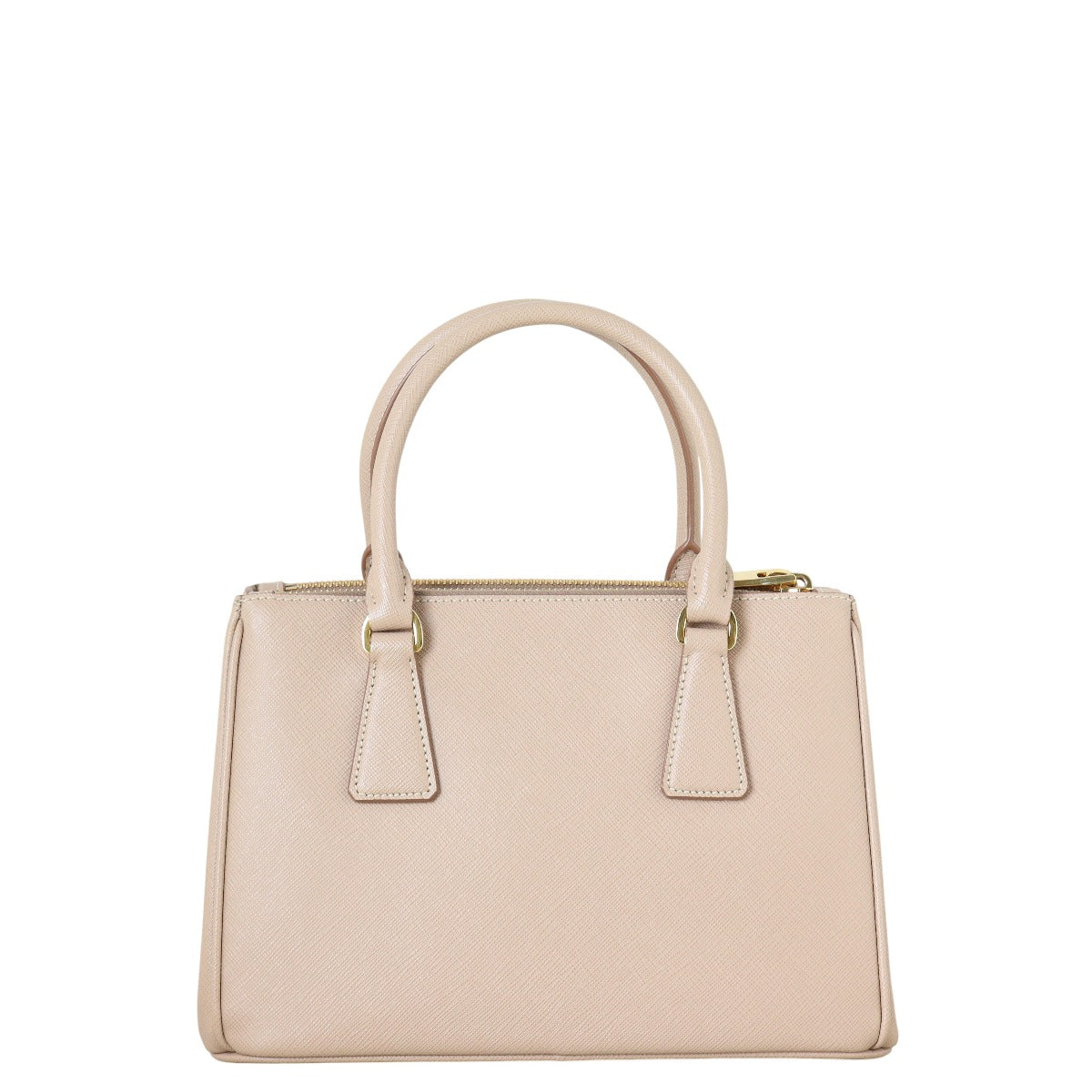 Prada Saffiano Lux Galleria Double Zip Tote Handbag Mini Tote Bag