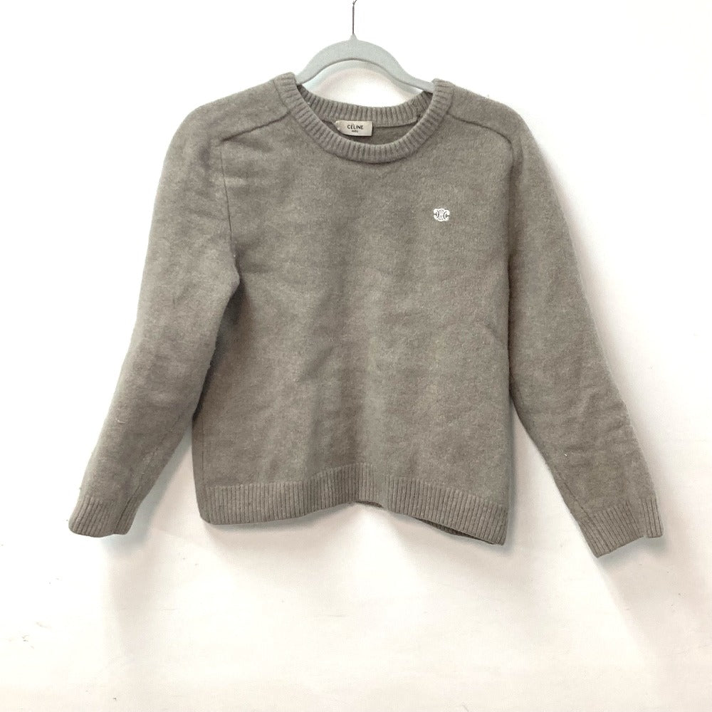 Sweater Wool Cashmere Macadam Triomphe Women Xxl Beige Travel Bag