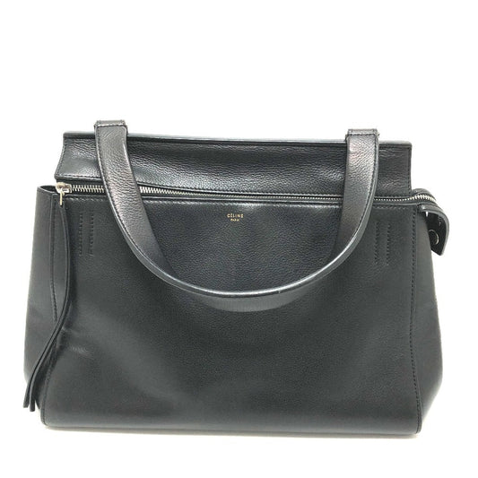 Shoulder Bag Shoulder Edge Bag Leather Black